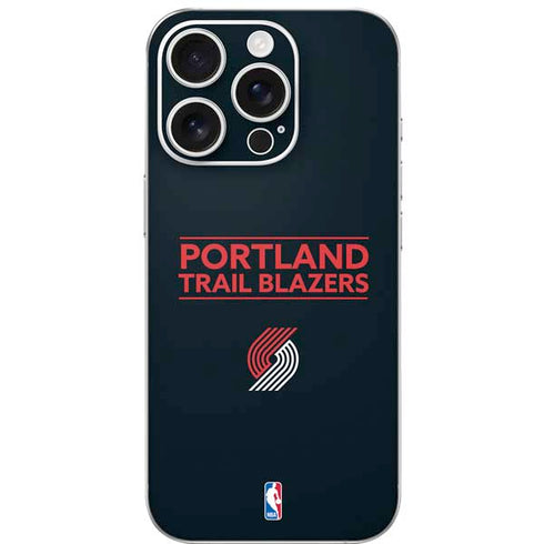 NBA Portland Trail Blazers Standard - Black iPhone 16 Pro Skin